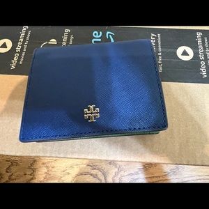 Blue Tory Burch wallet